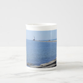 Noordelijke Pierhead-vuurtoren, Ludington, MI Porselein Kop