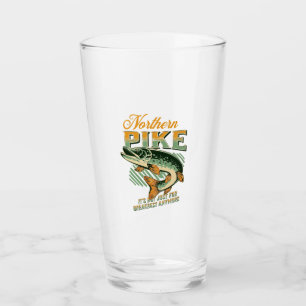 Noordelijke Pike Fishermans gepersonaliseerd Glas