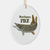 Noordelijke Pike Keramisch Ornament (Rechts)