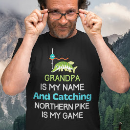 Noordelijke Pike Opa Gevist T-shirt