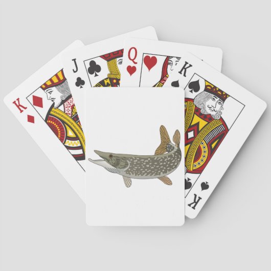 Noordelijke Pike Pokerkaarten (Achterkant)