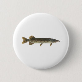 Noordelijke Pike Ronde Button 5,7 Cm