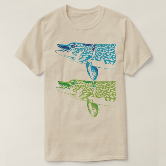 Noordelijke pike t-shirt (Design voorkant)