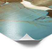 Noordelijke Pintail Duck Print Foto Afdruk (Hoek)