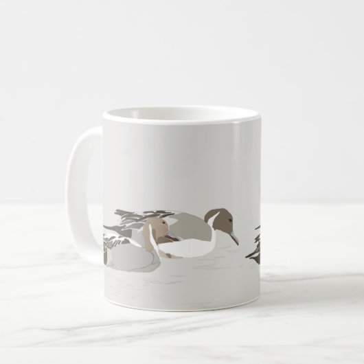 Noordelijke Pintail Ducks Koffiemok (Voorkant links)