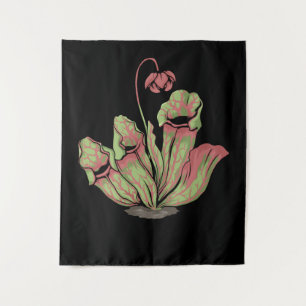 Noordelijke Pitcher Carnivoren Planten Sarracenia Wandkleed