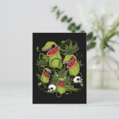 Noordelijke Pitcher Sarracenia Carnivoren Planten Briefkaart (Staand voorkant)