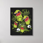 Noordelijke Pitcher Sarracenia Carnivoren Planten Canvas Afdruk (Voorkant)