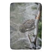 Noordelijke Pygmy Owl Bath Mat (Voorkant Verticaal)