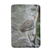 Noordelijke Pygmy Owl Bath Mat (Voorkant Verticaal)