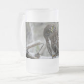 Noordelijke Pygmy Owl Matglas Bierpul (Voorkant links)