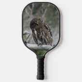 Noordelijke Pygmy Owl Pickleball Paddle (Achterkant)