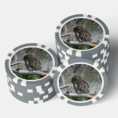 Noordelijke Pygmy Owl Poker Chips (Opstapeling)