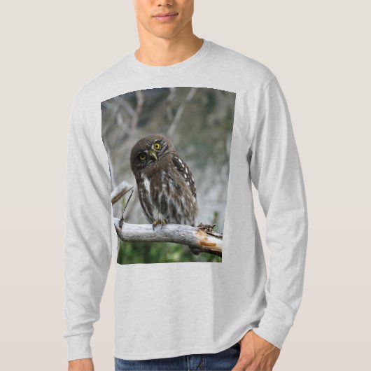 Noordelijke Pygmy Owl T-shirt (Voorkant)