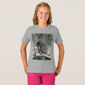 Noordelijke Pygmy Owl T-shirt (Voorkant volledig)