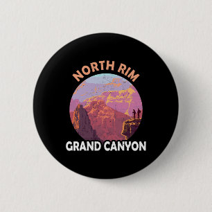 Noordelijke rand Grand Canyon Ik heb de Grand Cany Ronde Button 5,7 Cm