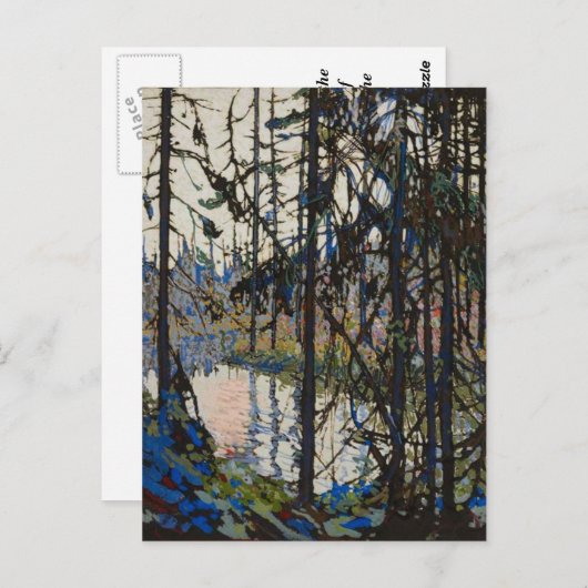 Noordelijke rivier briefkaart (Voorkant / Achterkant)