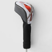 Noordelijke Rode Kardinaal in Sneeuw Gepersonalise Golfheadcover (Schuin)