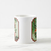 Noordelijke Rode Kardinalen en Holly Koffiemok (Center)