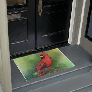 Noordelijke Roodkardinaal Bird Doormat Deurmat