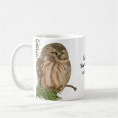 Noordelijke Saw-whet Owl Koffiemok (Links)