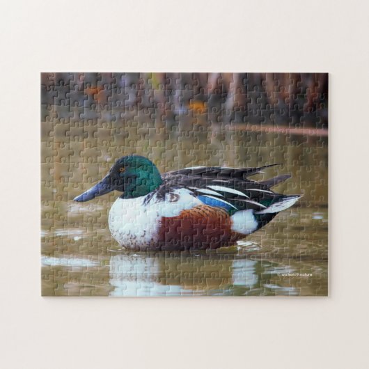 Noordelijke schoenmaker Duck bij de Pond Legpuzzel (Horizontaal)
