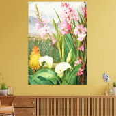 Noordelijke Schoonheid van de Zwempen, botanische  Canvas Afdruk (Insitu (Woonkamer))
