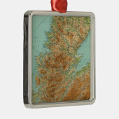 Noordelijke sectie Schotland Metalen Ornament (Rechts)