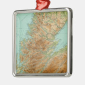 Noordelijke sectie Schotland Metalen Ornament (Links)