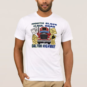 Noordelijke Slope Haul Road Dalton Highway T-shirt