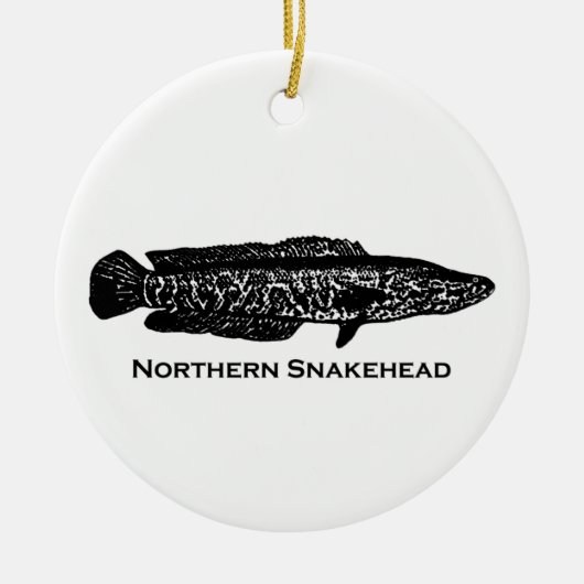 Noordelijke snakehead keramisch ornament (Voorkant)