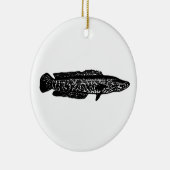Noordelijke snakehead keramisch ornament (Rechts)