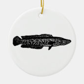 Noordelijke snakehead keramisch ornament (Voorkant)