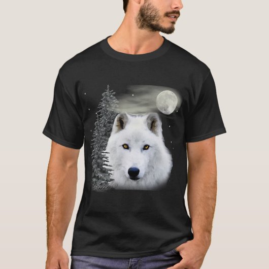 Noordelijke sneeuwwolf T-Shirt (Voorkant)