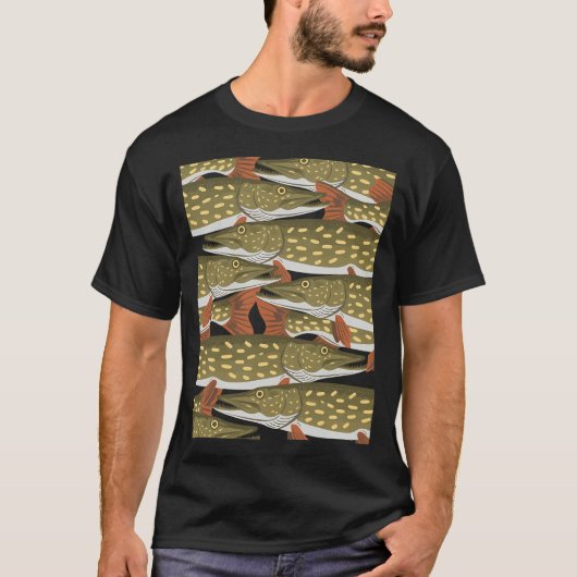 Noordelijke snoek t-shirt (Voorkant)