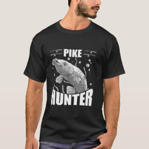 Noordelijke snoek Vist visvanger zoetwatervis T-shirt