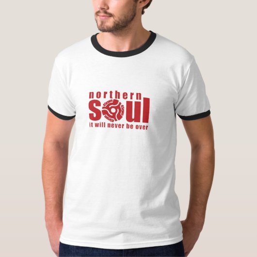 Noordelijke soep 45 rood t-shirt (Voorkant)