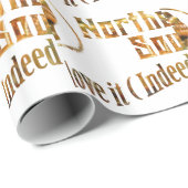 Noordelijke sol. Doe ik het liefste - Goud Cadeaupapier (Rol Hoek)