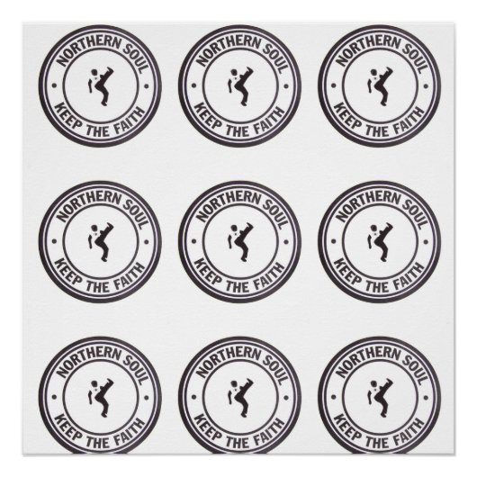 Noordelijke sol houdt de Faith Slogans & Dancer Poster (Voorkant)