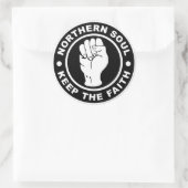 Noordelijke sol houdt het geloof in stand ronde sticker (Tas)