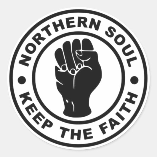 Noordelijke sol ronde sticker (Voorkant)