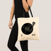 Noordelijke sol vinyl op tafel tote bag (Voorkant (product))