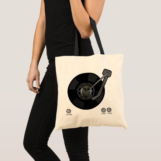 Noordelijke sol vinyl op tafel tote bag (Voorkant (product))