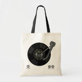 Noordelijke sol vinyl op tafel tote bag (Voorkant)