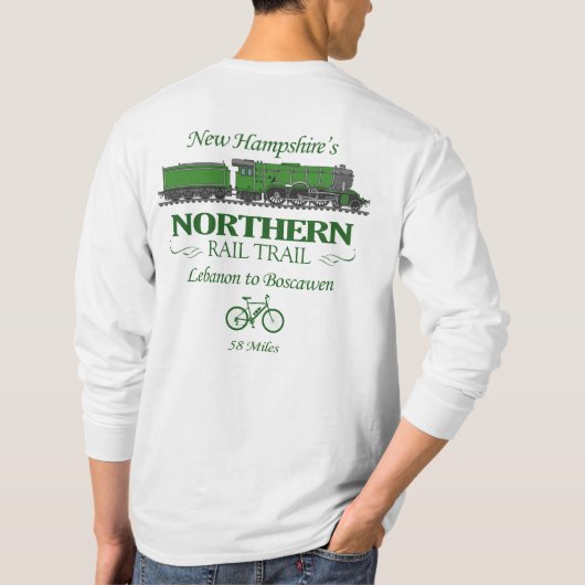 Noordelijke spoorweg (RT2) T-shirt (Achterkant)