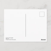 Noordelijke spotvogel in Pokeweed Plant Briefkaart (Achterkant)