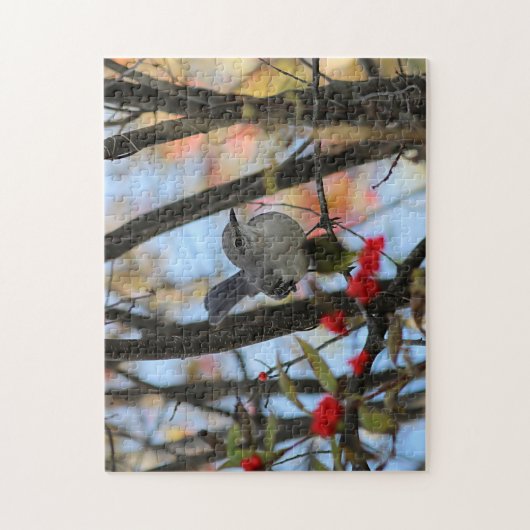 Noordelijke spotvogel legpuzzel (Verticaal)