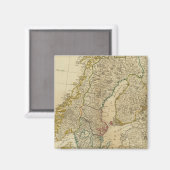 Noordelijke Staten Scandinavië Magneet (Voorkant / Achterkant)