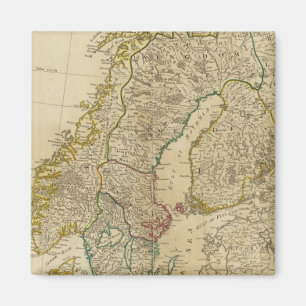 Noordelijke Staten Scandinavië Magneet