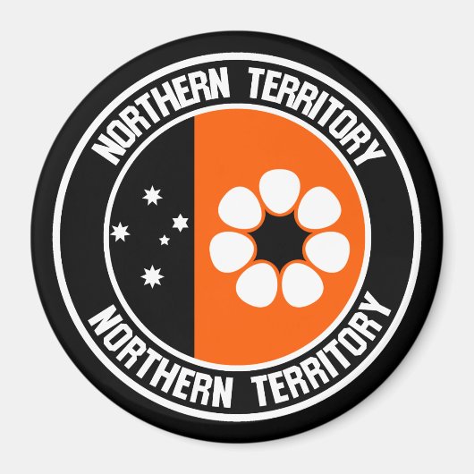 Noordelijke Territoriale Ronde Emblem Magneet (Voorkant)